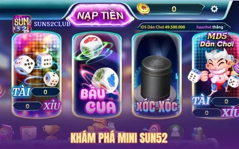 Mẹo chiến thắng Bầu cua Sun52 hiệu quả Mini game Bầu cua Sun52