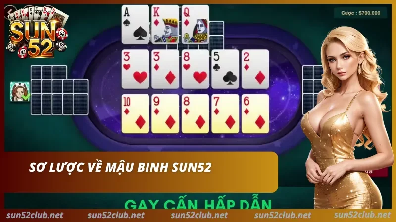 Giao diện game Mậu Binh Sun52 đẳng cấp 4K