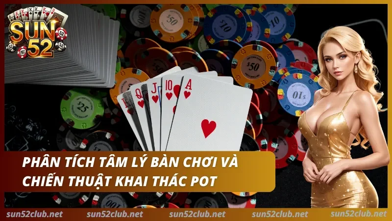 Chiến thuật thắng Poker Sun52 Chiến thuật tâm lý trong sảnh